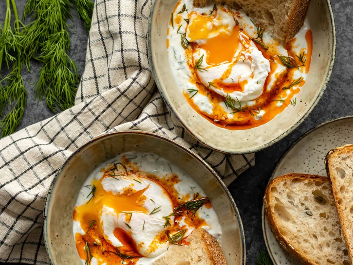 Turecké vajcia ako veľmi jednoduché a chutné raňajky či veľkolepý brunch (Recept)