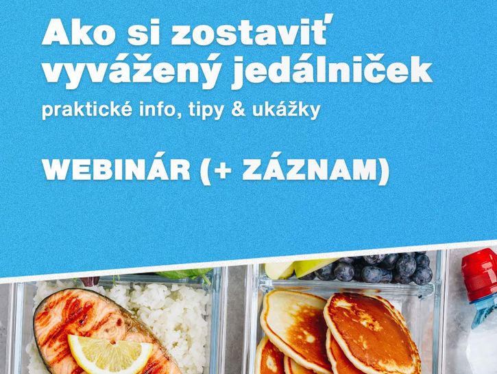 Ako si zostaviť vyvážený jedálniček: Fitclan Webinár