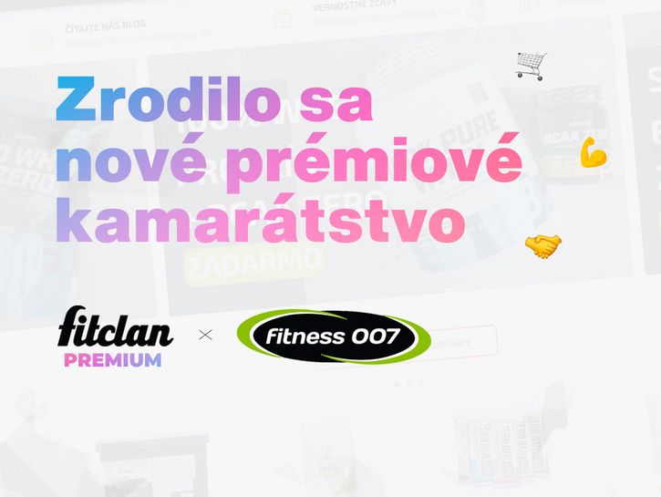 Nový Fitclan Premium benefit! Využi zľavu 13 % na celý košík v e-shope Fitness007