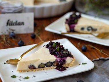 Svieži pudingový tart s čučoriedkami, ktorý ťa ľahko zvedie (Recept)